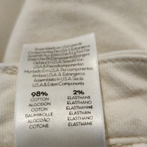 MOTHER. Women's White Frayed Hem Pants - Picture 10 of 16